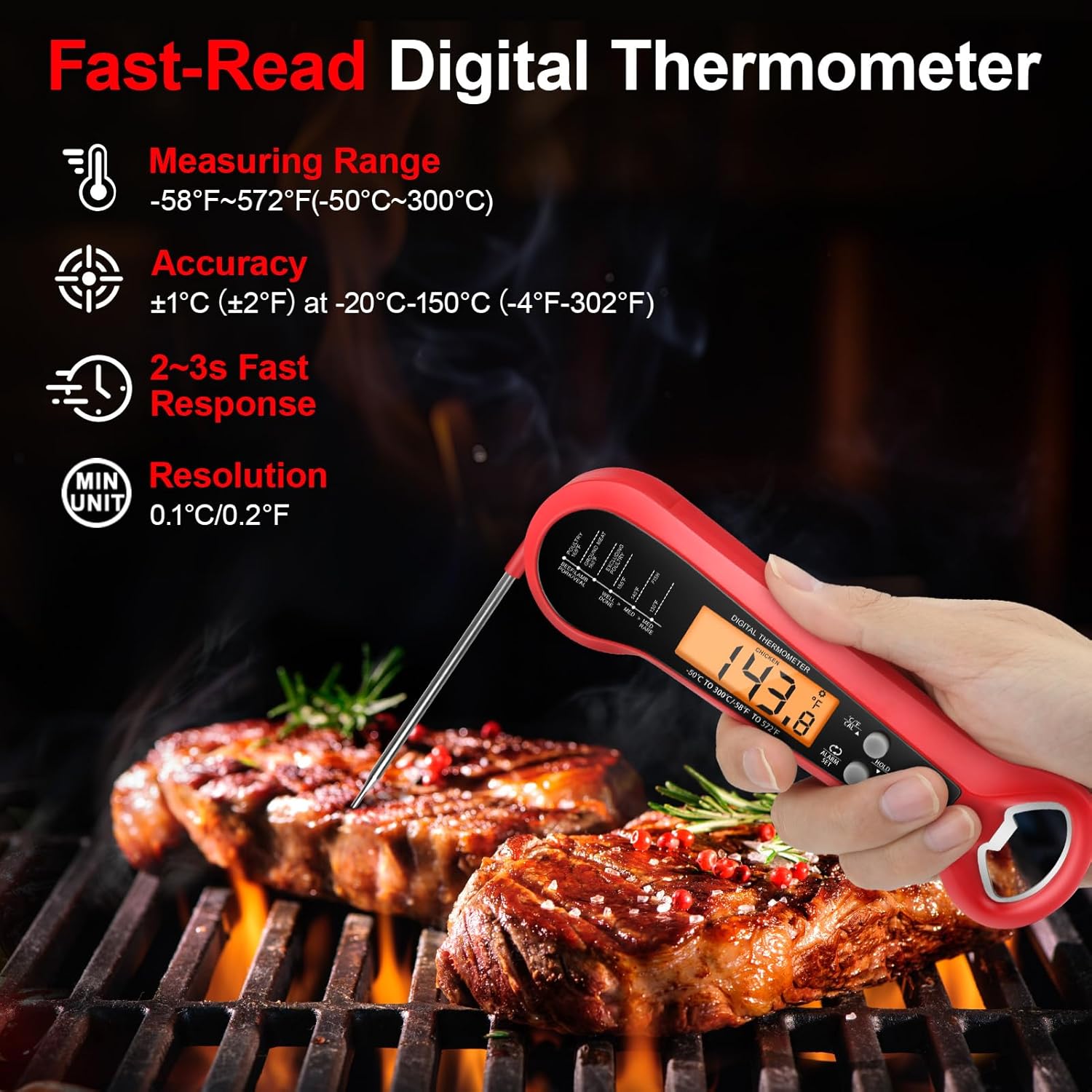 Long Cable Professional Meat T - Kitchen Baking Utensil ulasan dan harga