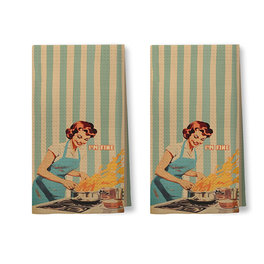 2Pcs, Green Striped Kitchen To - Kitchen Baking Necessities ulasan dan harga