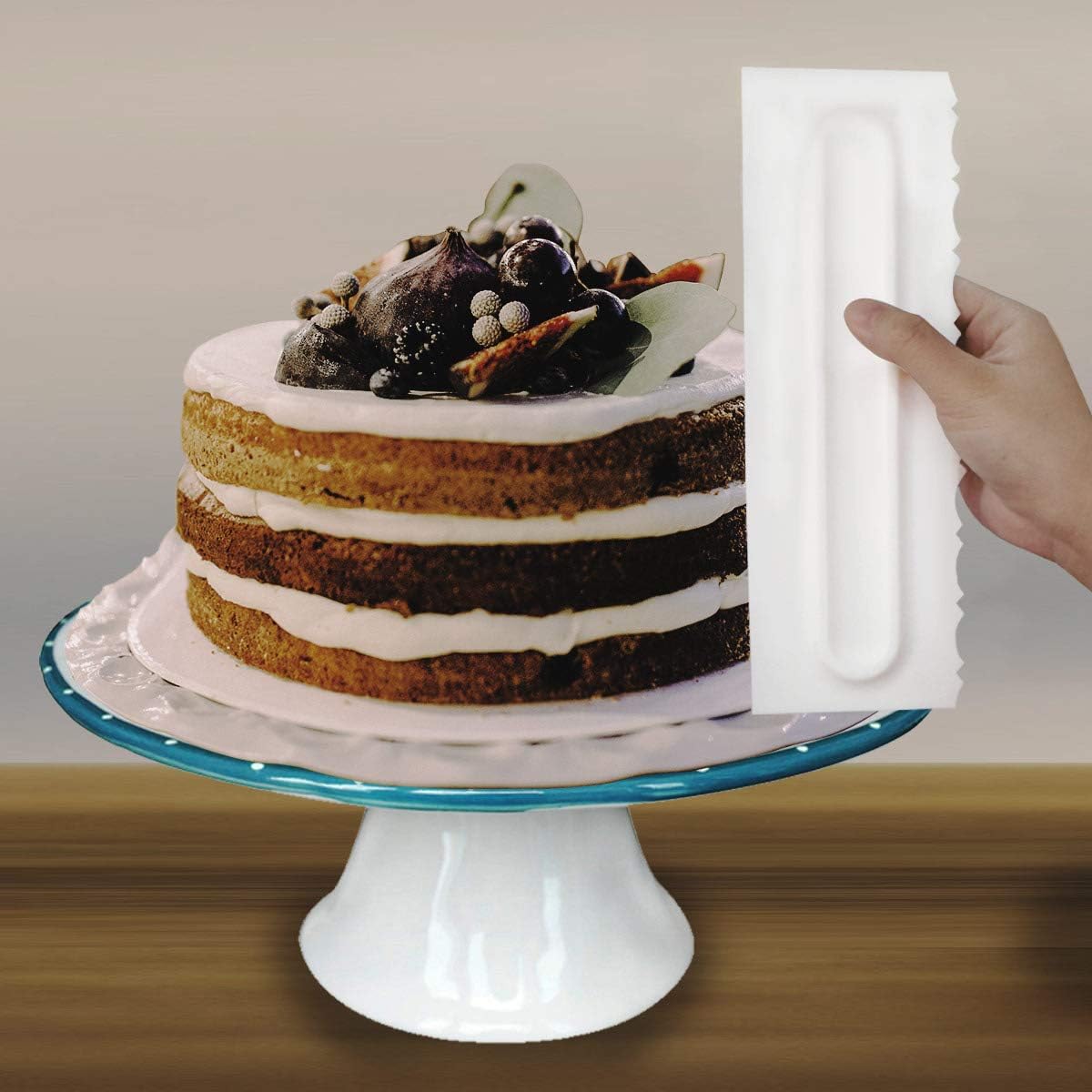 Cake Scraper Set Decorating Co - Kitchen Baking Decor ulasan dan harga