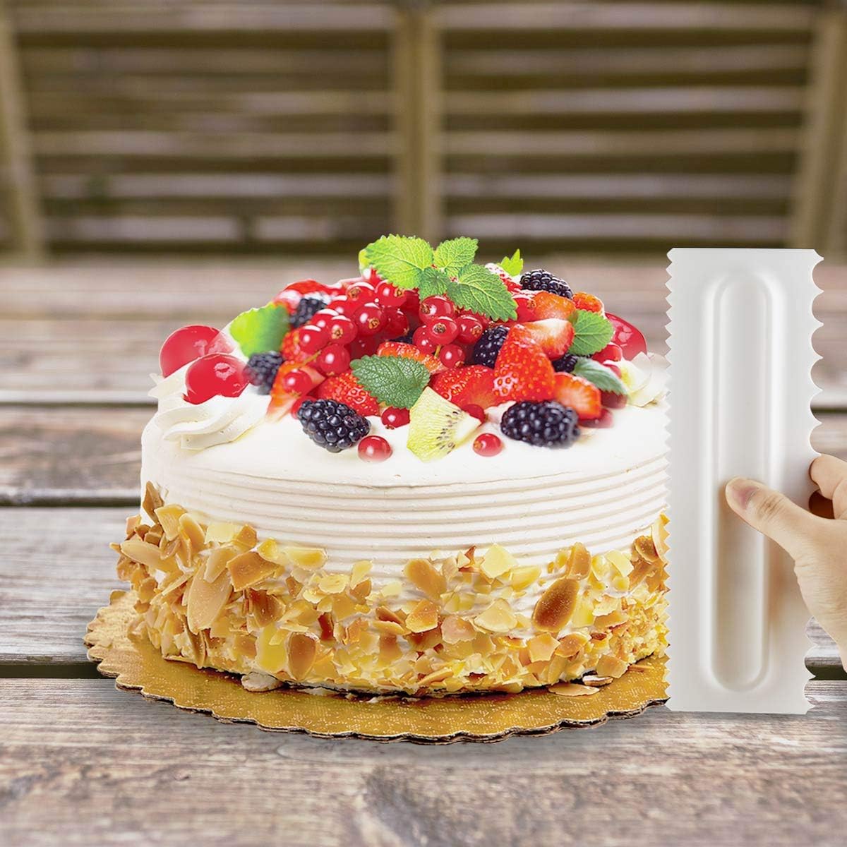 Cake Scraper Set Decorating Co - Kitchen Baking Decor ulasan dan harga