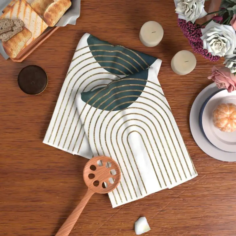 2Pcs, Geometric Abstract Minim - Kitchen Baking Necessities ulasan dan harga
