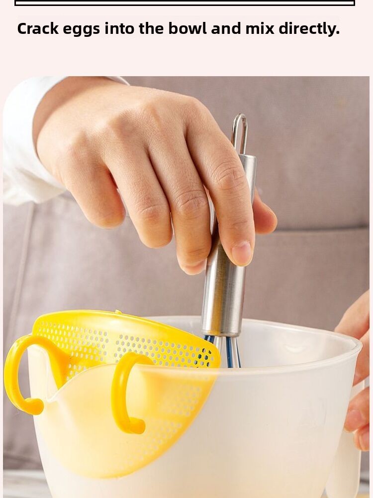 Kitchen Egg Liquid Filter Bowl - Kitchen Baking Utensil ulasan dan harga