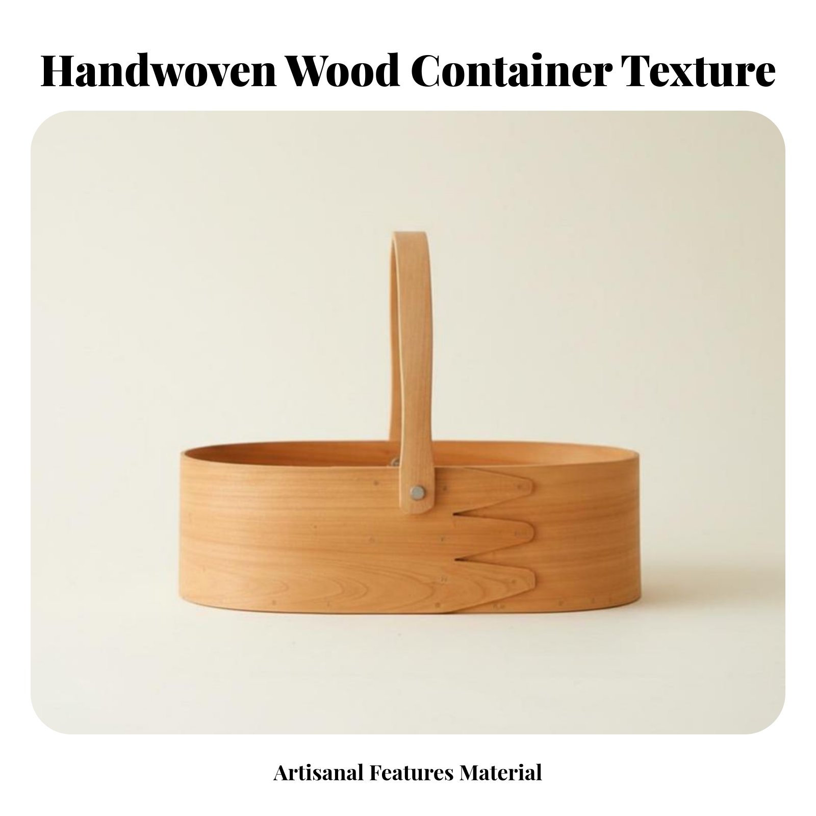 Handled Wood Chip Container Ja - Kitchen And Baking Tools ulasan dan harga